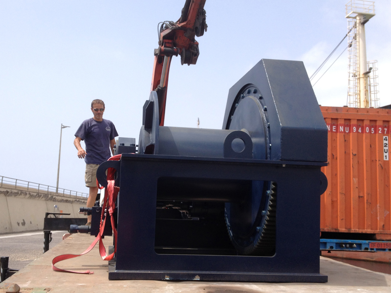 winches para trabajos submarinos y obras marítimas