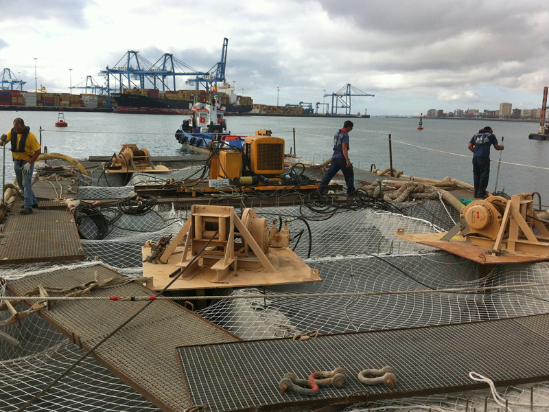 winches para trabajos submarinos y obras marítimas